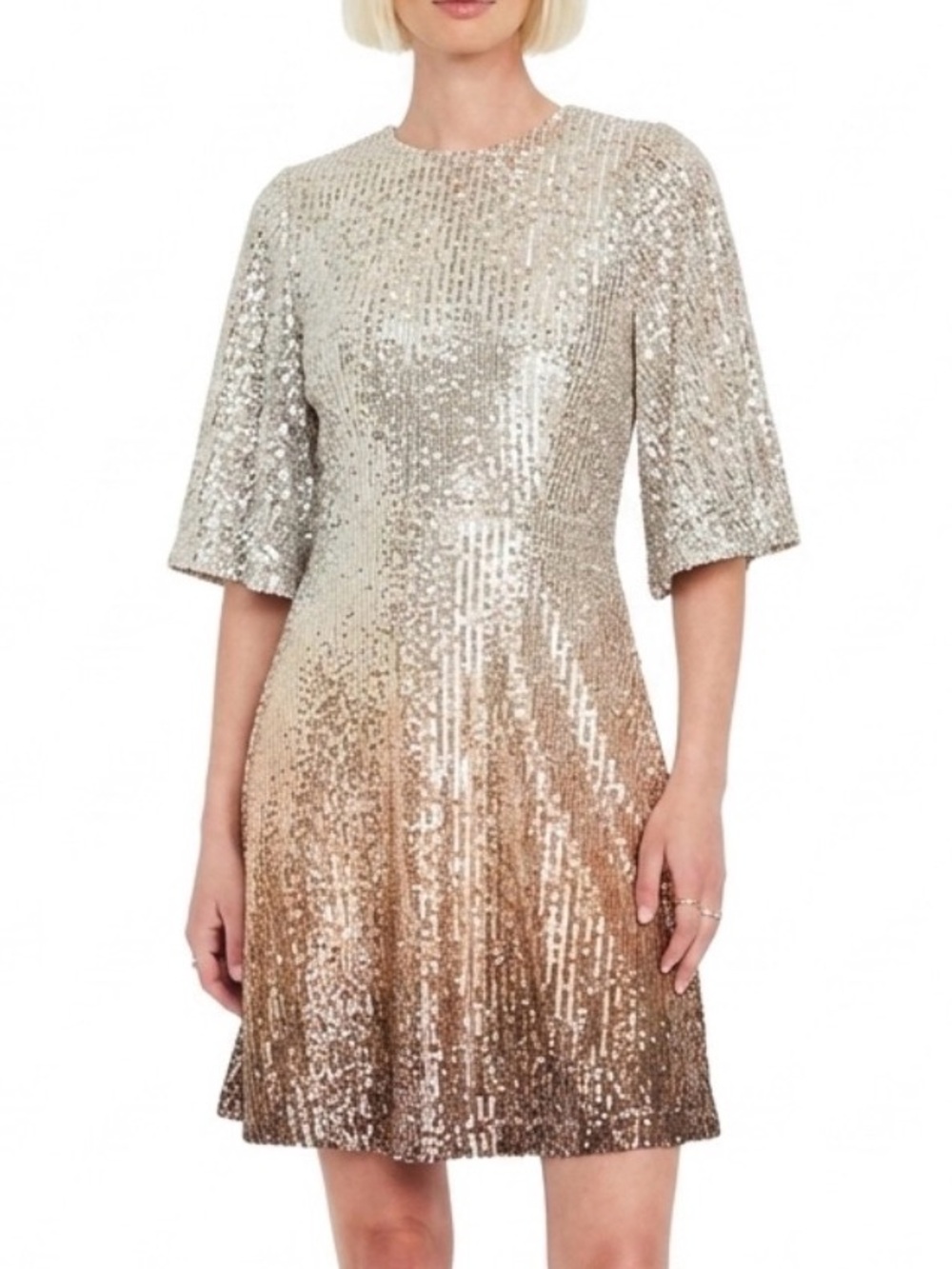 Old Navy Warm Ombre Sequin Dress Size Large